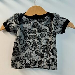Kumquat LA T-Shirt | Motorcycle Print | 3mos